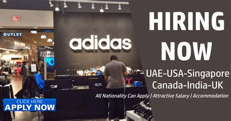 Adidas Jobs in Philippines .